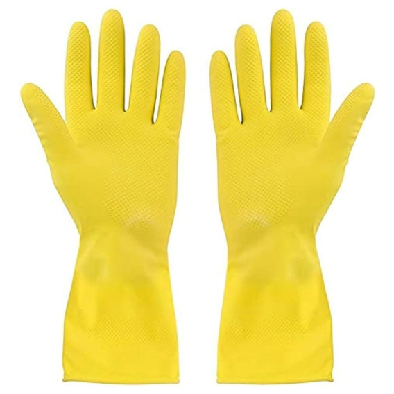 Guantes De Latex Amarillos Multiuso - Guantes Aseo - Tallas