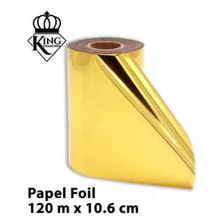 Papel Foil Dorado King Diamond  120 M X 10.6 Cm