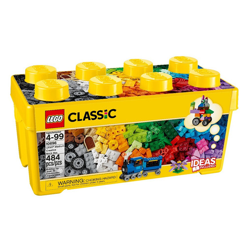Lego® Classic - Caja De Ladrillos Creativos Mediana (10696) Cantidad de piezas 484