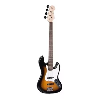 Bajo Electrico Texas E81 2ts 4 Cuerdas Tipo Jazz Bass Sunb.