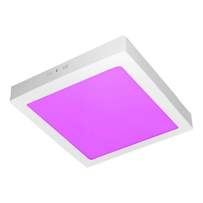 Plafon Led Inteligente Smart Blanco 24w Rgb Dimer Moderno