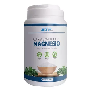 Carbonato De Magnesio 500 Grs