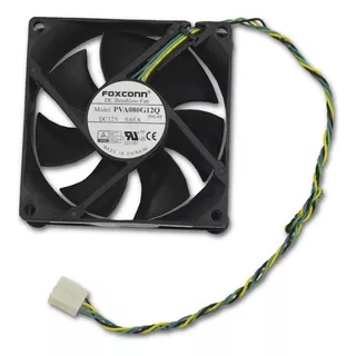 Cooler Ventilador Foxconn 12v 0.65a 4 Fios Pva080g12q