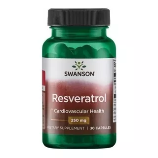 Suplemento En Capsulas Resveratrol Swanson 250 Mg