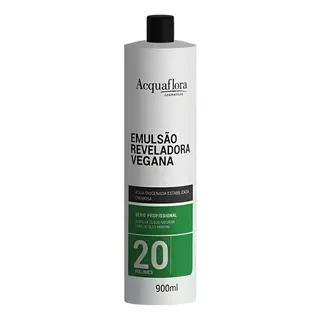  Acquaflora Emulsão Reveladora Vegana 900ml - 20 Volumes Tom 20 Volumes