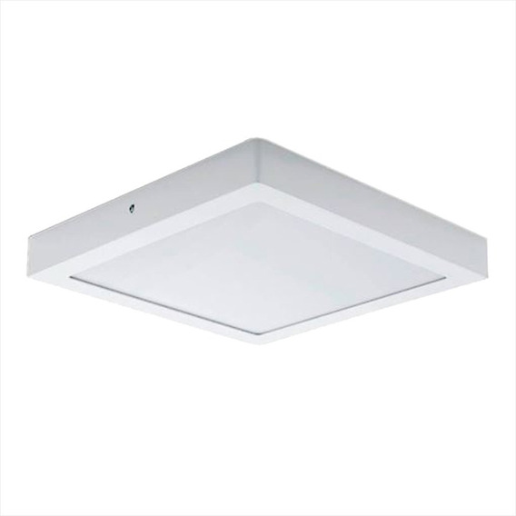 Panel Plafon Led 18w Aplicar Cuadrado 22x22cm