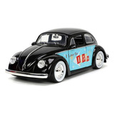 Miniatura Vw Beetle / Fusca 1959 I Love The 50's 1:24 Jada Cor Preto