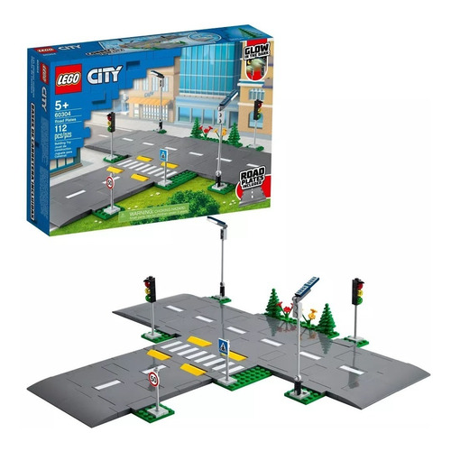 Kit De Construcción Lego City Bases De Carretera 60304 +3