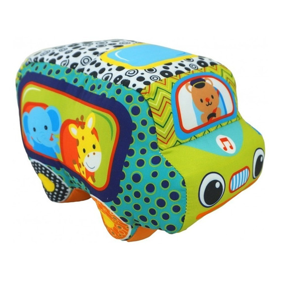 Babybus Música Original Las Ruedas Del Autobus Peluche Auto