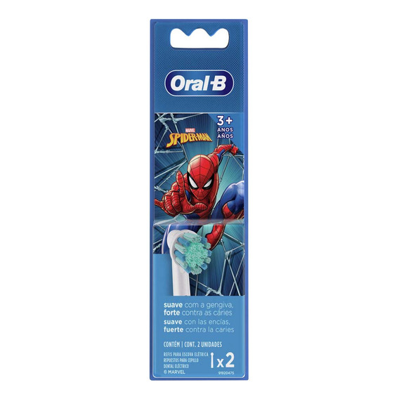 Repuesto Oral-b Cepillo Dental Electrico Spiderman X 2und