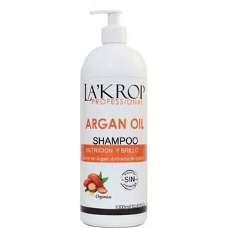 Shampoo Argan Orgánico Lakrop Litro