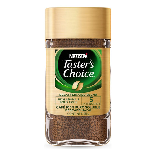 Cafe Soluble Descafeinado Taster's Choice Nescafe 48 Grs