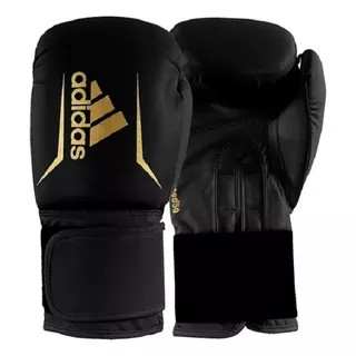 Luva De Boxe  Muay Thai adidas Speed 50 - Preta/dourado