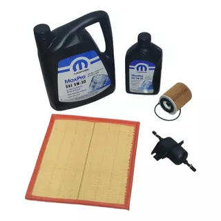 Kit 3 Filtros + Aceite Sintetico 5w30 Mopar Maxpro 5l Fiat