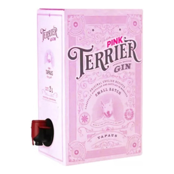 Gin Terrier Pink Bag In Box 2l Zetta Bebidas