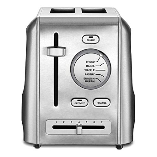 Cuisinart Cpt-620 Tostadora De Metal De 2 Rebanadas, Acero I