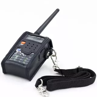 Capa Em Couro Para Rádios Baofeng Uv-5r Uv-5ra Tyt Th-48