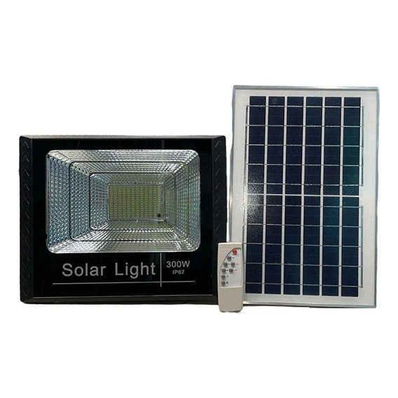 Foco Reflector Solar Led 300w Interior Exterior Ip67 10horas