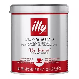 Café Illy Molido Espresso Tostado Clásico Blend 100% Arábica