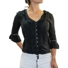 Blusa Colombiana Vikats Brush Blusa Colombiana Vikats Brush