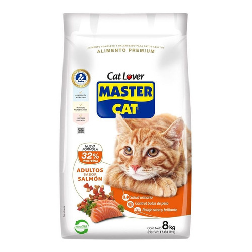 Master Cat Alimento Gato Adulto Salmon 8 Kg