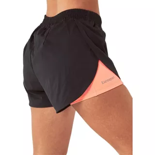 Short Deportivo Con Calza Mujer Bolsillo Eurosport Sgind