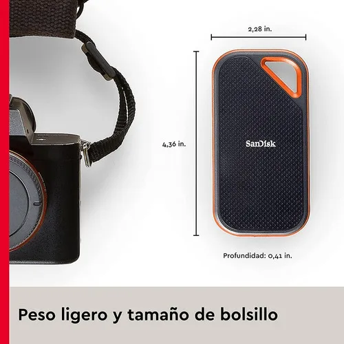 Sandisk Extreme Pro Portable Ssd 4tb Usb 3.2 Gen 2 2000mb s Color