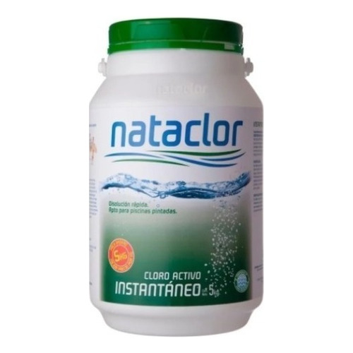 Cloro En Polvo Instantaneo X5kg Nataclor Disolucion Rapida