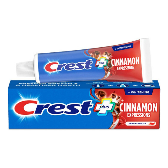 Crest Plus Cinnamon Whitening Pasta De Dientes Canela 153gr