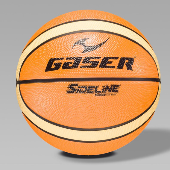 Balón Gaser Basketball Sideline Multicolor No.7 Color Naranja Y Amarillo