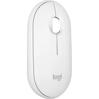 Mouse Inalambrico Logitech Pebble M350 Color Blanco