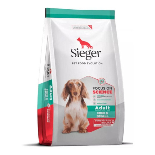 Alimento Para Perros Sieger Adult Mini And Small 3 Kg