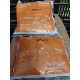 Clavos Acindar Cabeza Chata 10/40 Caja X 16 Kg