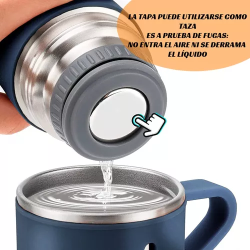 Set termo de acero inoxidable de 500 ml con 3 tazas - Buytiti