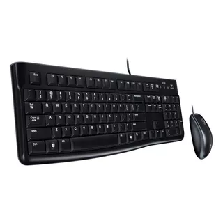 Combo Teclado Y Mouse Logitech Mk120 Usb