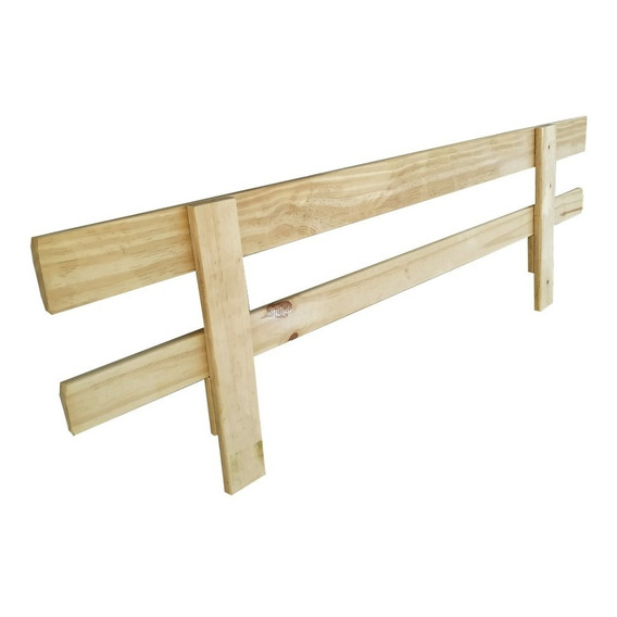 Baranda Para Cama De Madera De 120 Cm De Largo Pino Macizo