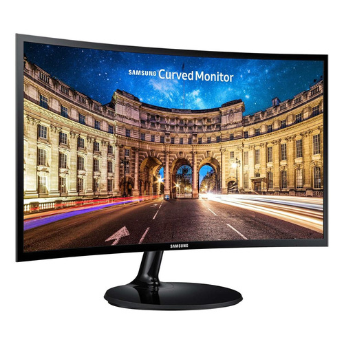 Monitor gamer curvo Samsung F390 Series C24F390FH led 24" black high glossy 100V/240V