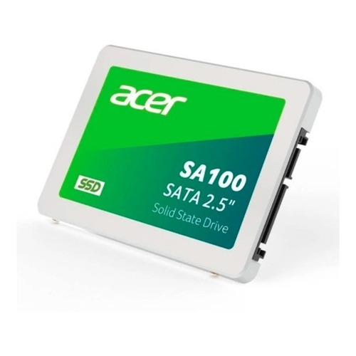 Ssd Acer Sa100 240 Gb Sata Iii 2.5 560/500 Mb/s 3d Nand Color Blanco