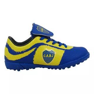 Botin Boca Papi Azul/amarillo Niño Deporfan 