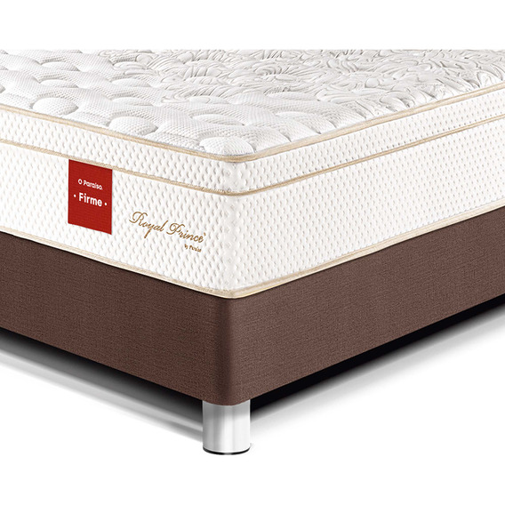 Cama Paraíso Royal Prince 1.5 Plz Chocolate