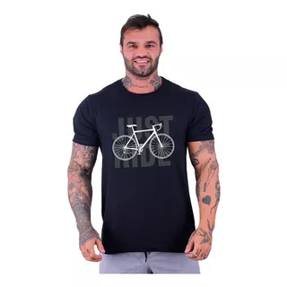 Camiseta Tradicional Masculina T-shirt Mtb Mountain Bike Cor