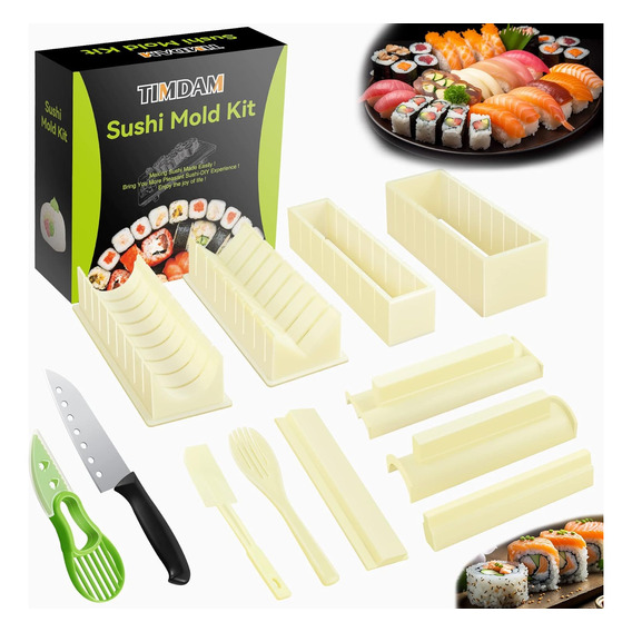  Sushi Maker Kit Para Principiantes Timdam 12 Piezas