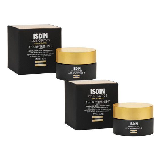 Combo X2 Isdin Isdinceutics Age Reverse Night Antiedad 50 Ml