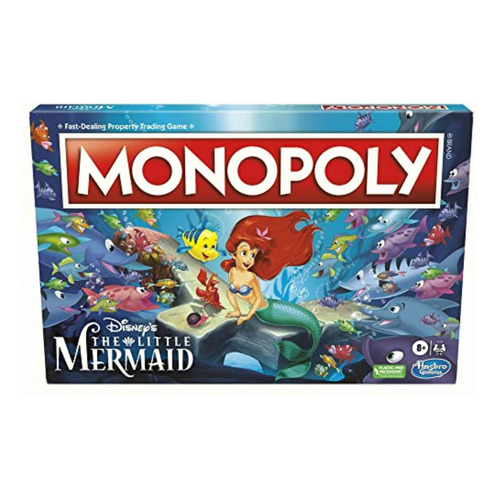 Hasbro Gaming Monopoly Little Mermaid Animated