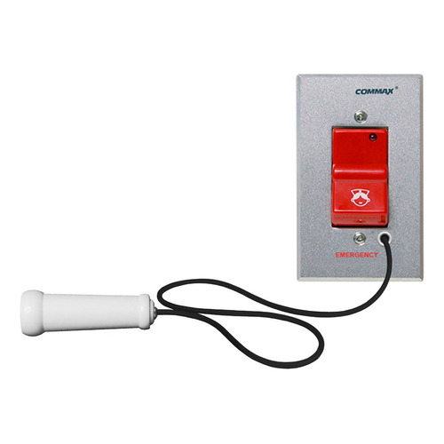 Commax Botón Llamado De Emergencia Para Wc Con Cordón Es-410