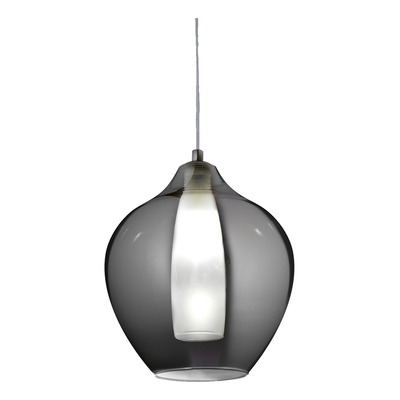 Colgante 3 Luces Mamushka Fume Base Redonda Apto
