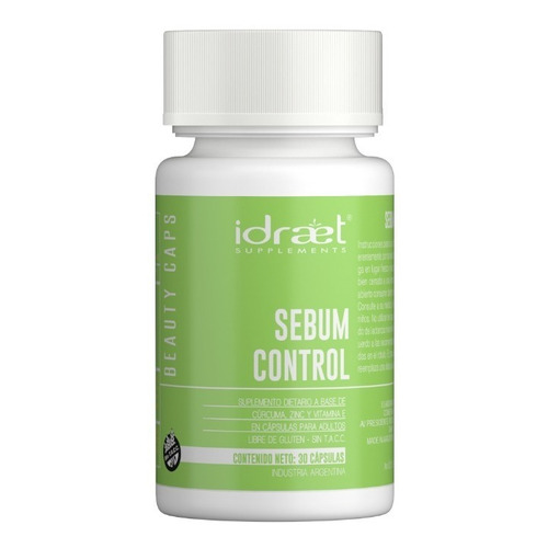 Sebum Control - Suplemento Cápsulas Idraet