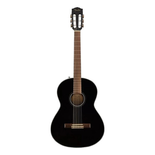 Guitarra clásica Fender Classic Design CN-60S para diestros negra satin