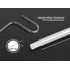 Bitspower Duro Tubo Plegado De Silicona Para 10 Mm Id