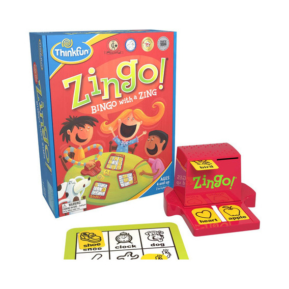 Juego Mesa Bingo Zingo! Niños,Preescolares-Juguete Didáctico